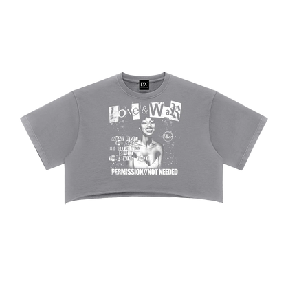 Loveandwar,tee,permission,no,women,Set,matching,streetwear,raw,edge,vintage