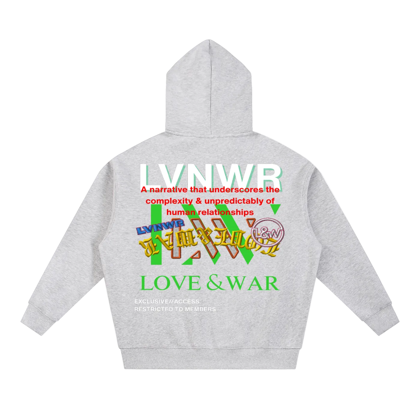 Loveandwar,hoodie,meaning,oversized,men,unisex,crop,zipper