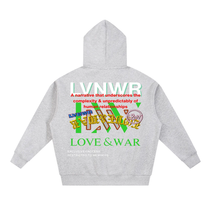 Loveandwar,hoodie,meaning,oversized,men,unisex,crop,zipper